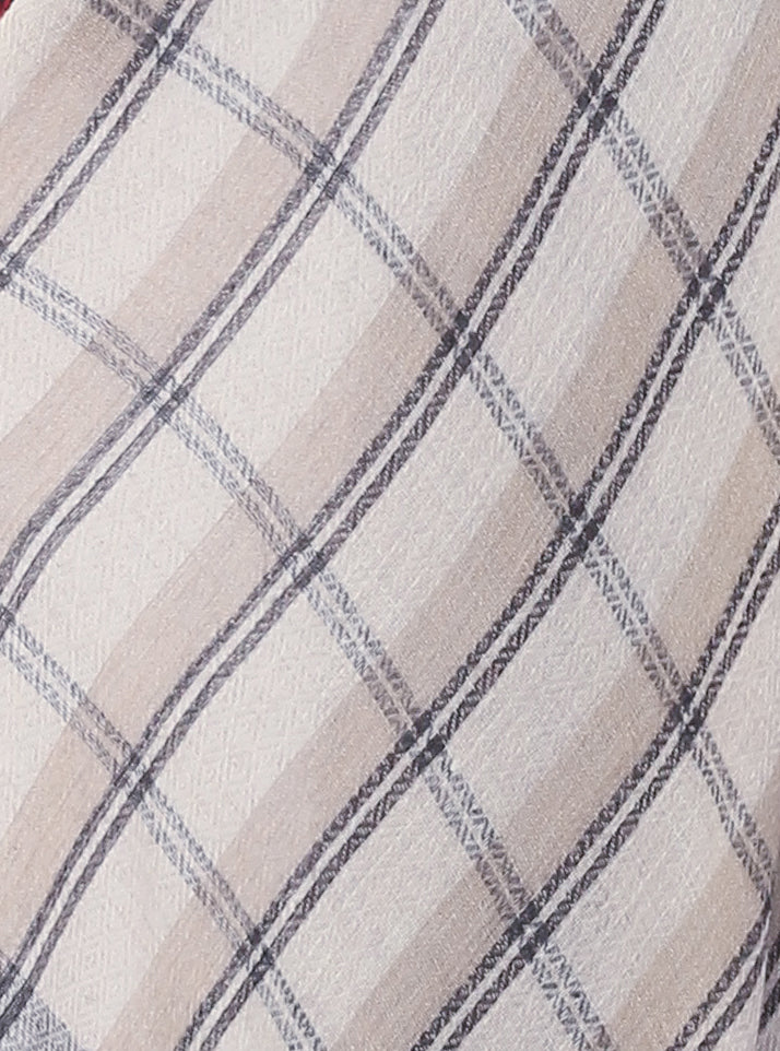 Pashvilas Unisex Designer Cashmere Fine wool Scarf Soft Warm Lightweight Checkered color