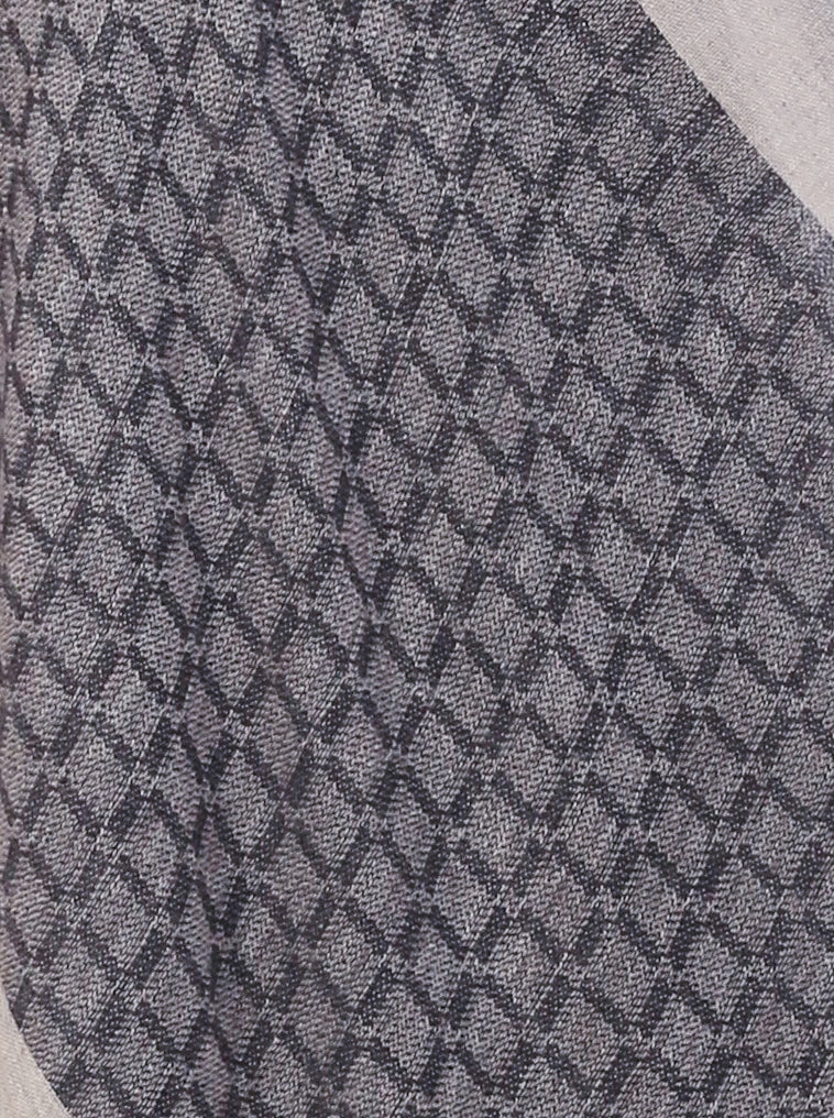 Pashvilas Unisex Designer Cashmere Fine wool Scarf Soft Warm Lightweight  Gray Color