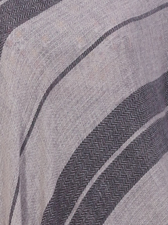 Pashvilas Unisex Designer Cashmere Fine wool Scarf Soft Warm Lightweight Dark Liver Color