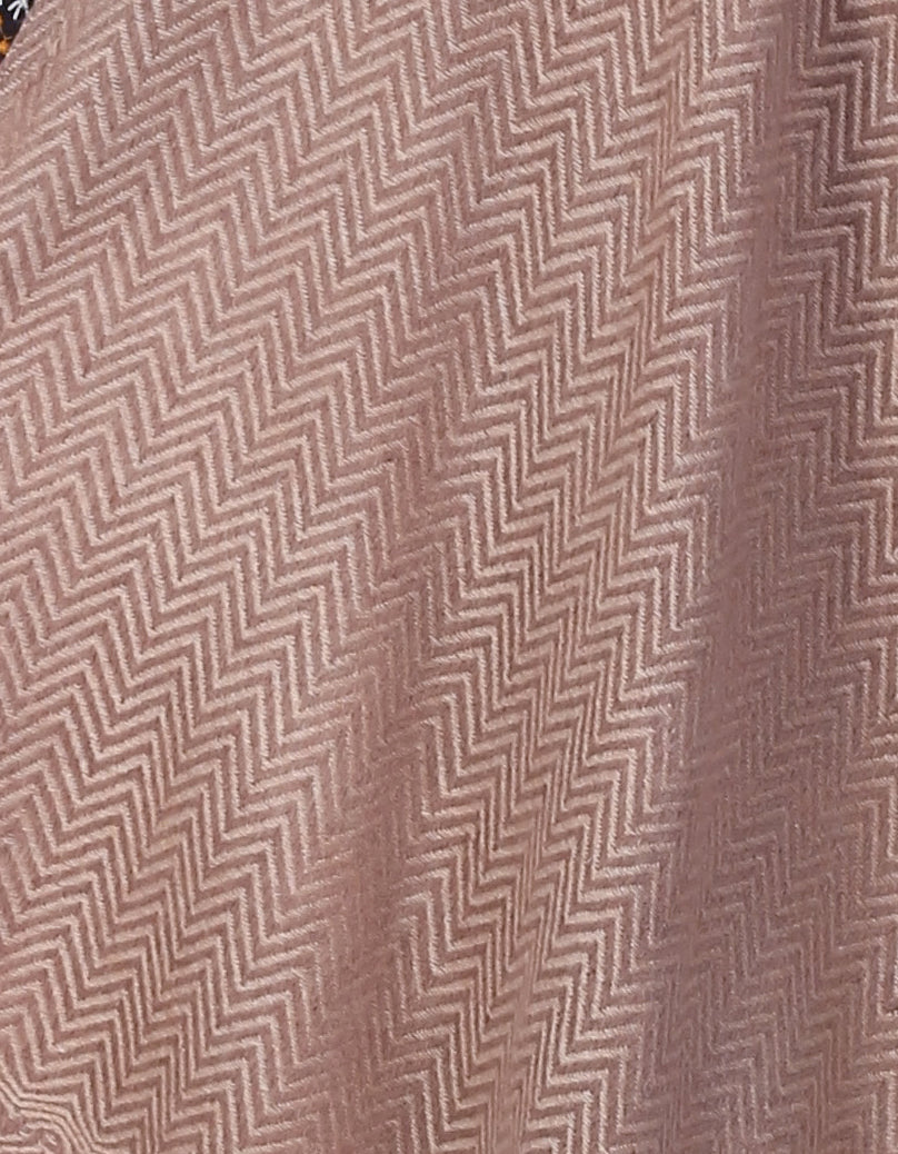 Pash Vilas Unisex Fishbone Design Cashmere Fine wool Scarf Soft Warm Denim Blue Color