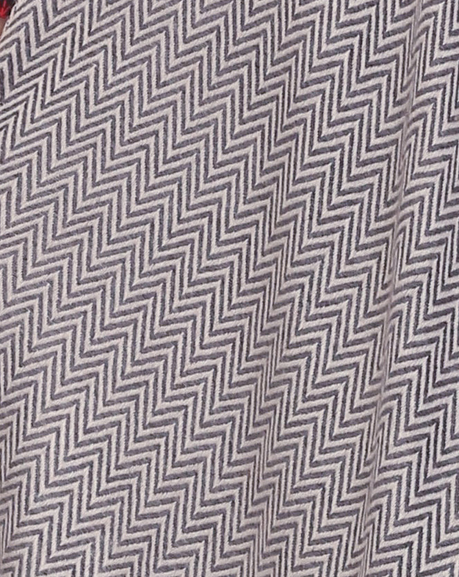 Pash Vilas Unisex Fishbone Design Cashmere Fine wool Scarf Soft Warm Black Color